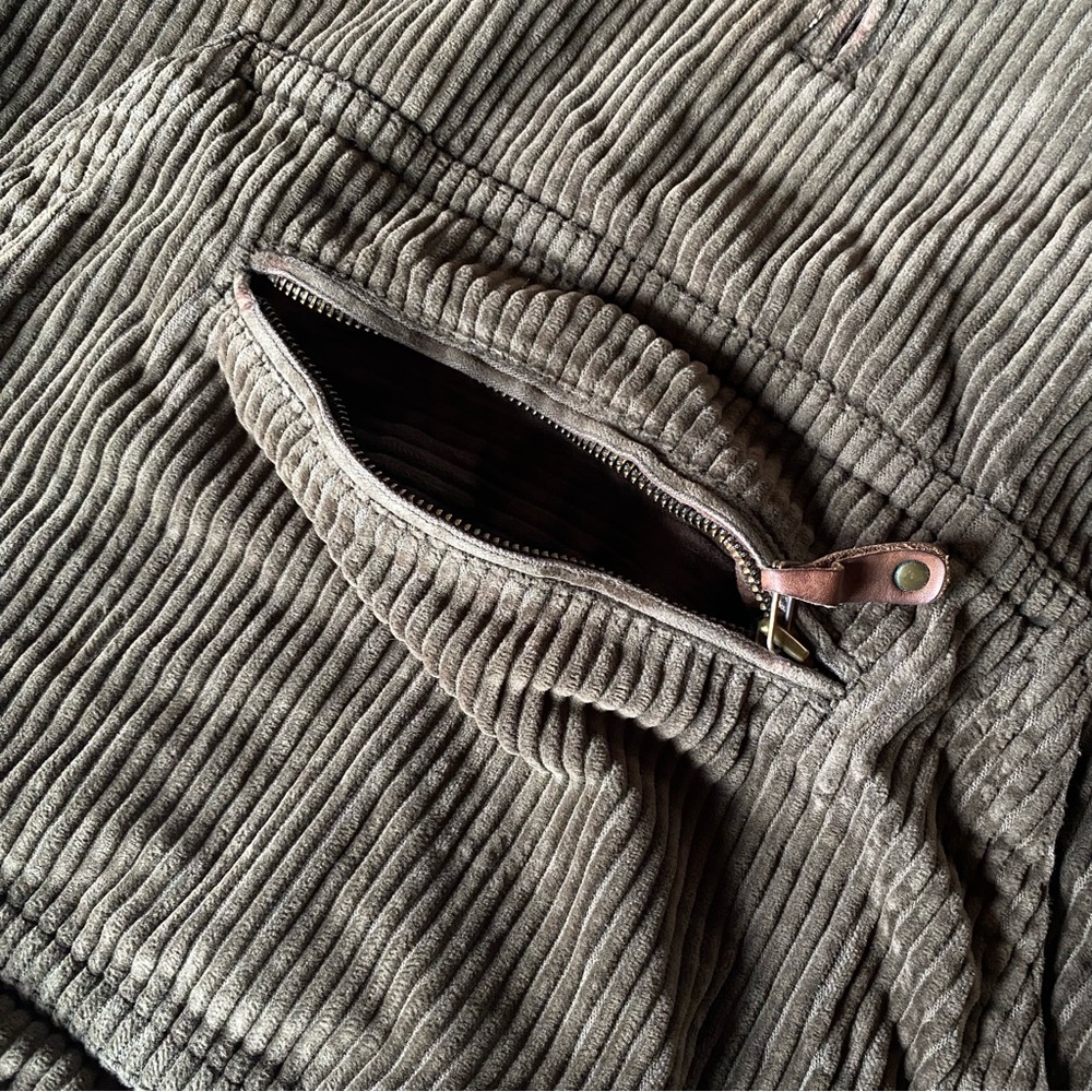 GAP Brown Corduroy Hooded Pullover Jacket - Picture 3 of 12